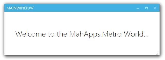 MetroWindow