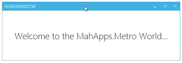 MetroWindow